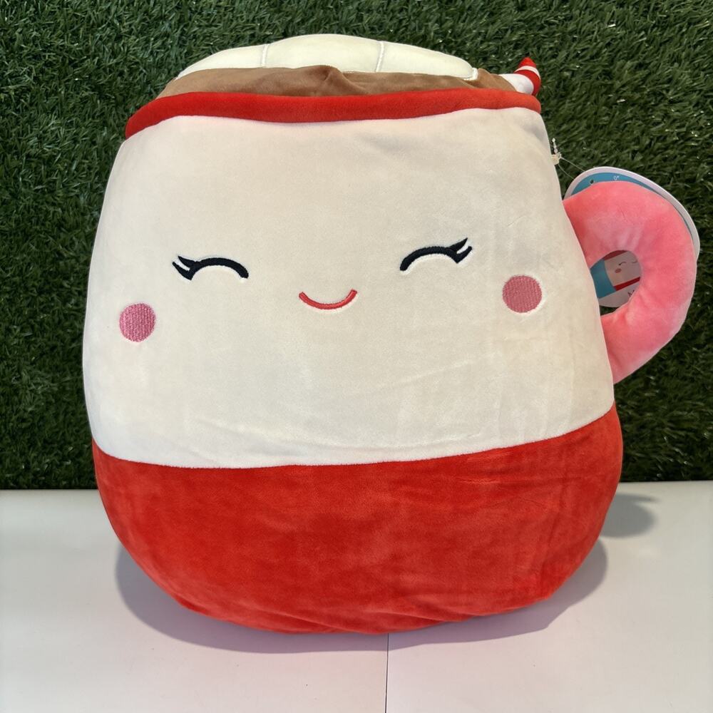 Marshina Hot Chocolate Cocoa Squishmallow 14" Tall Kelly Toys NWT Walgreens Excl